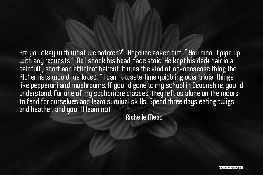 Funny Short Hair Quotes By Richelle Mead