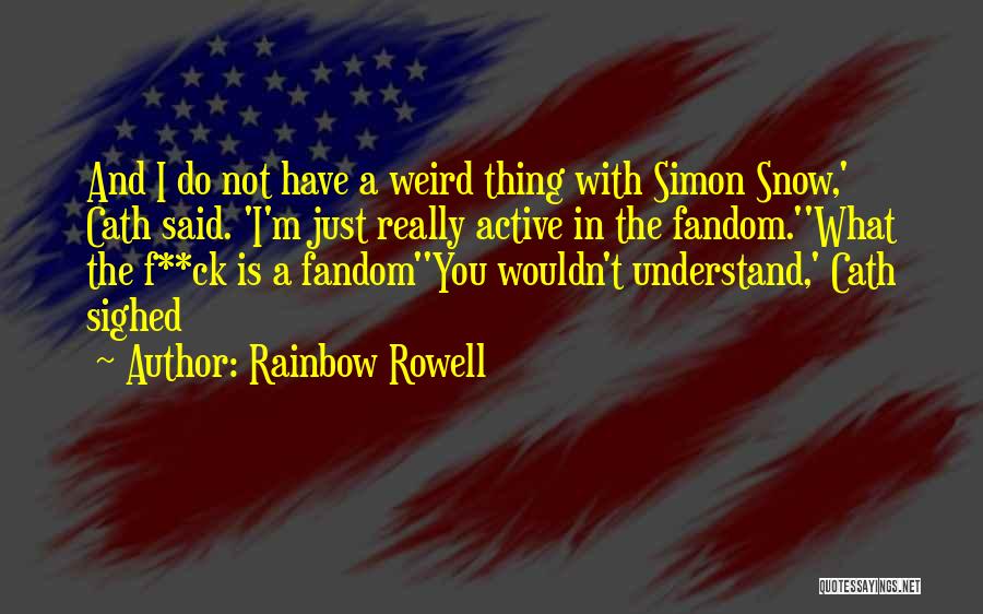 Funny Simon Quotes By Rainbow Rowell