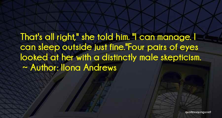 Funny Sleep Quotes By Ilona Andrews