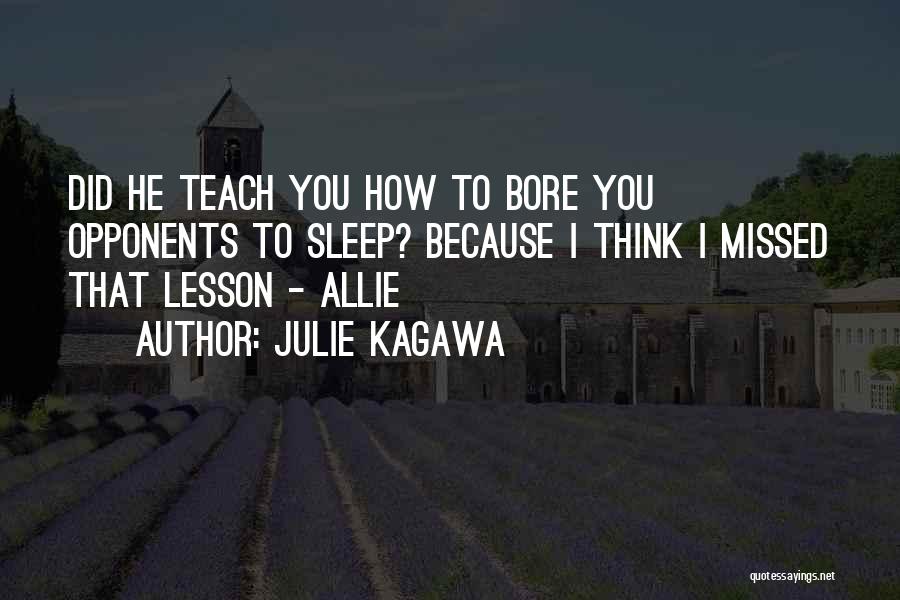 Funny Sleep Quotes By Julie Kagawa