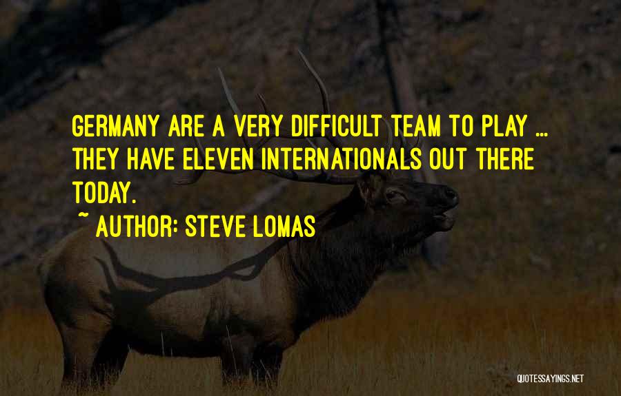 Funny Soccer Team Quotes By Steve Lomas