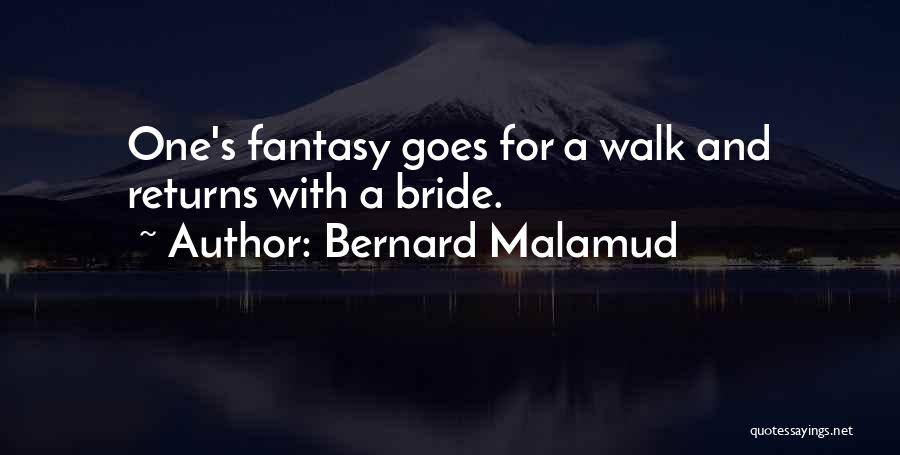 Funny Soon To Be Bride Quotes By Bernard Malamud