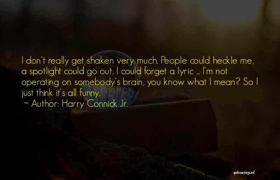 Funny Spotlight Quotes By Harry Connick Jr.