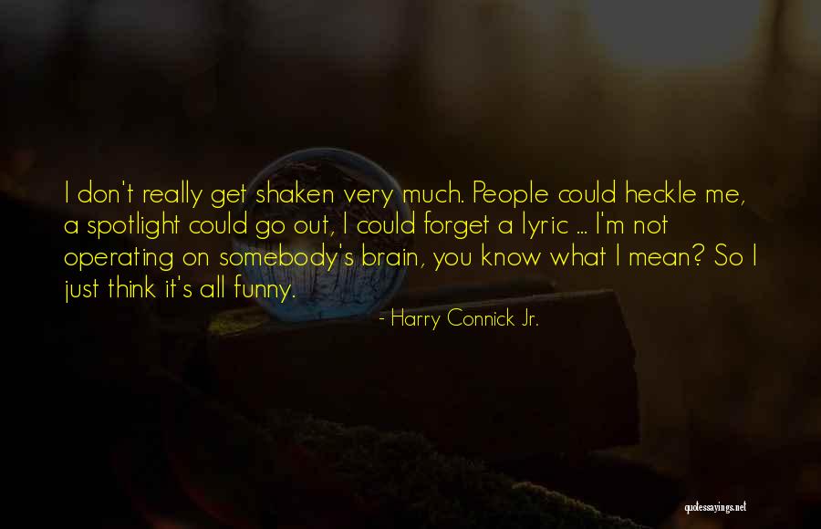 Funny Spotlight Quotes By Harry Connick Jr.