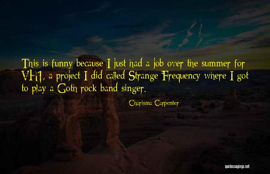 Funny Summer Quotes By Charisma Carpenter