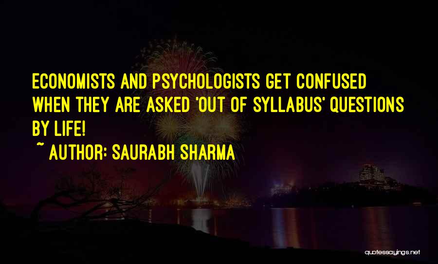 Funny Syllabus Quotes By Saurabh Sharma