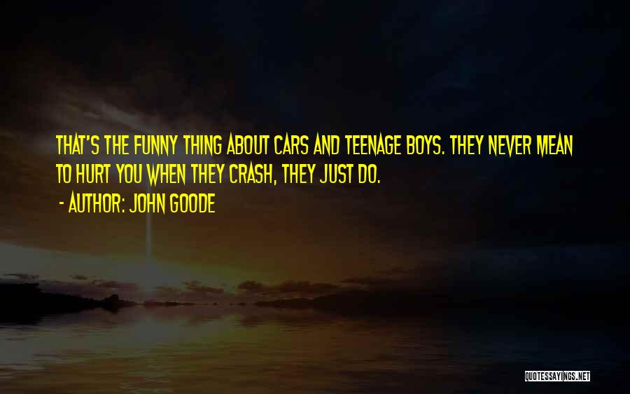 Funny Teenage Quotes By John Goode