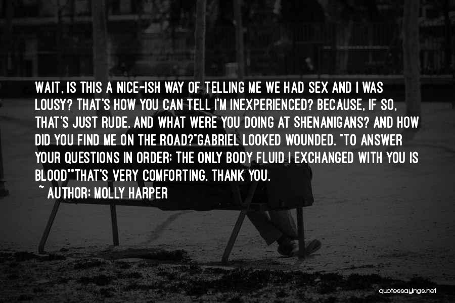 Funny Thank You Quotes By Molly Harper