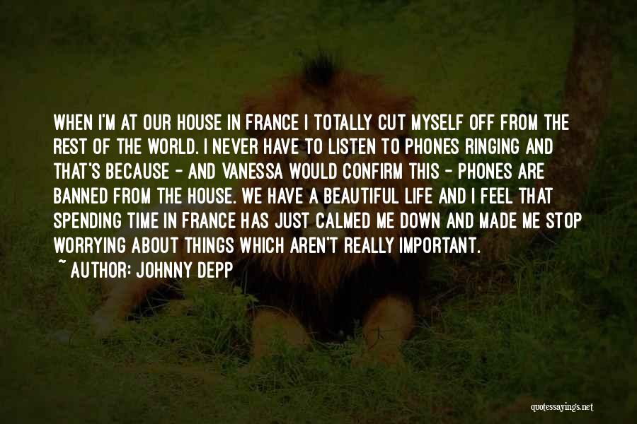 Funny Things About Me Quotes By Johnny Depp