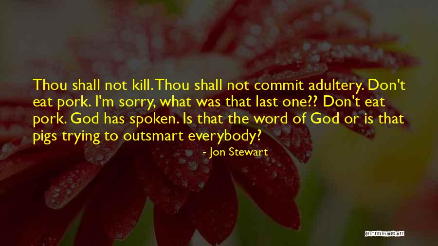 Funny Thou Quotes By Jon Stewart Funny Thou Quotes By Jon Stewart