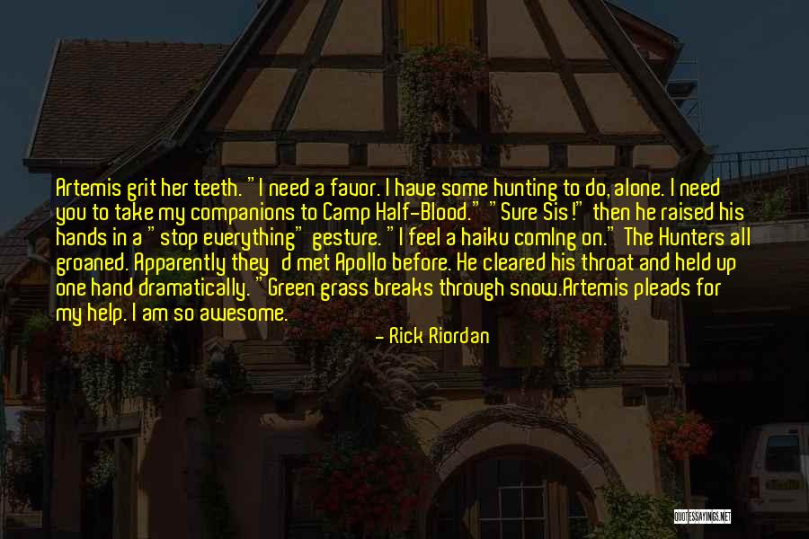 Funny Throat Quotes By Rick Riordan Funny Throat Quotes By Rick Riordan