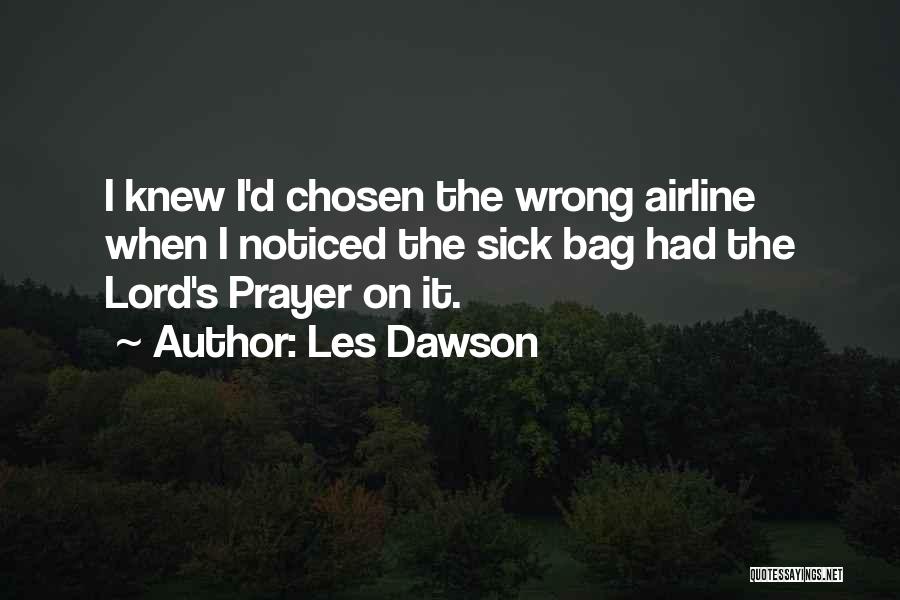 Funny Travel Quotes By Les Dawson