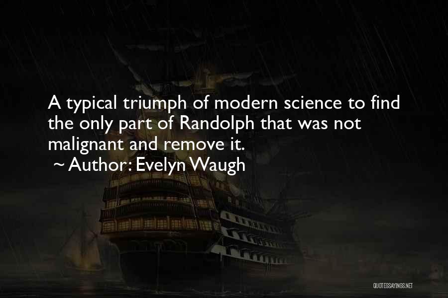Funny Triumph Quotes By Evelyn Waugh