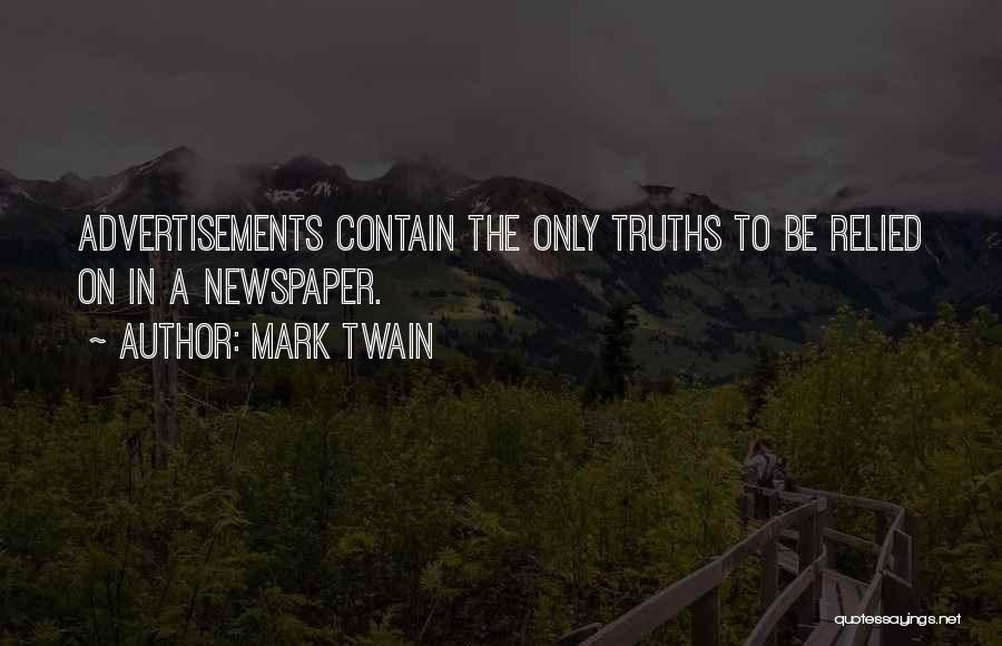 Funny Truths Quotes By Mark Twain