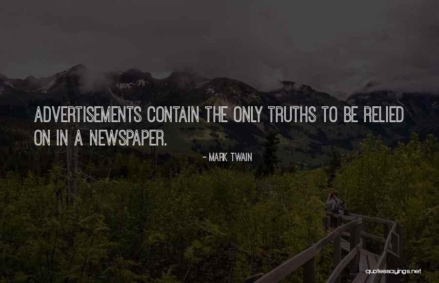 Funny Truths Quotes By Mark Twain