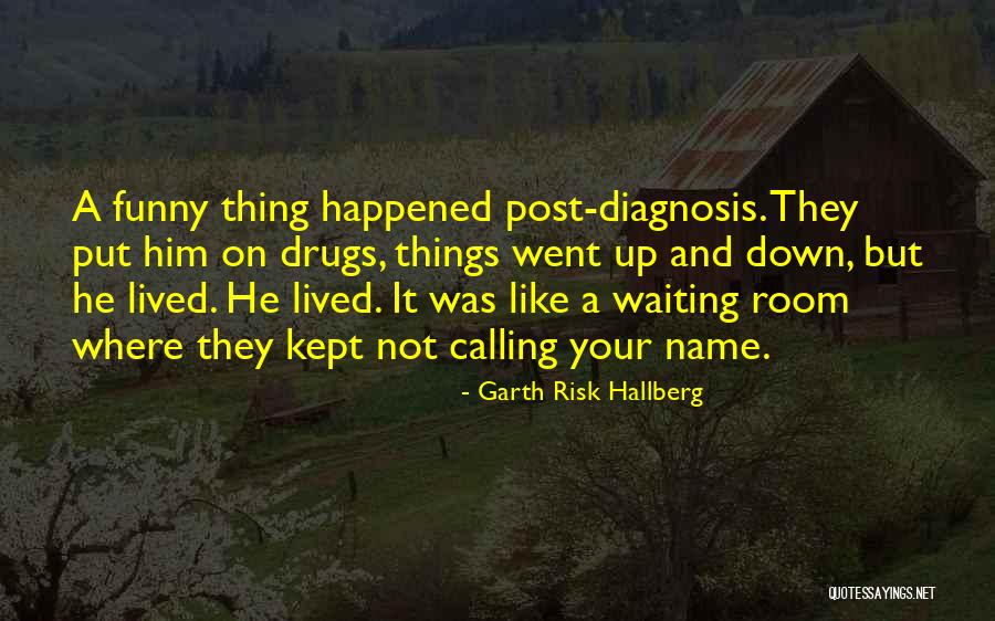 Funny Waiting Room Quotes By Garth Risk Hallberg