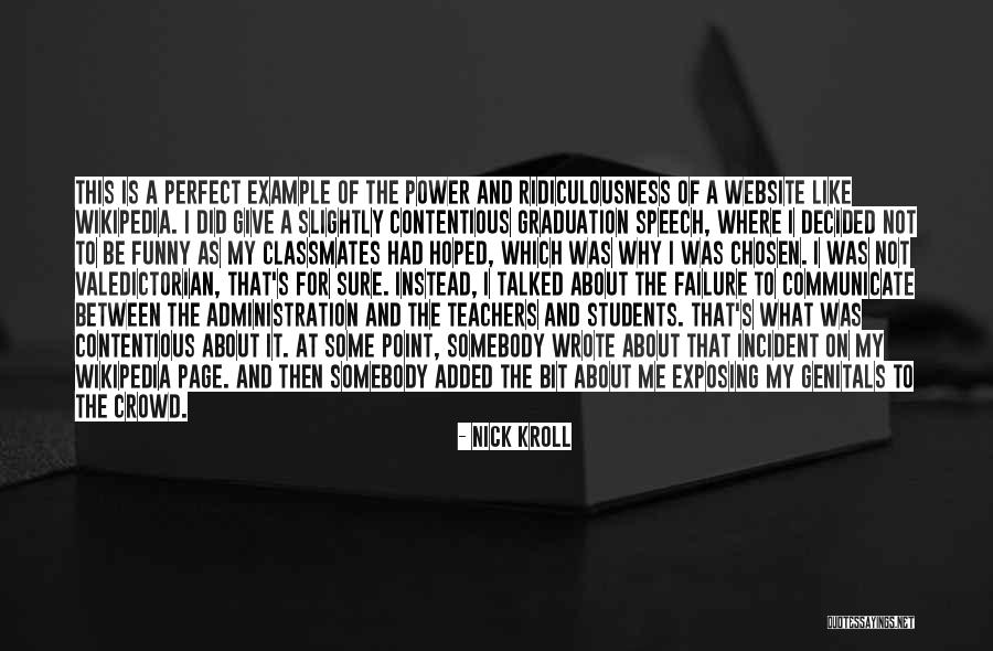 Funny Wikipedia Quotes By Nick Kroll Funny Wikipedia Quotes By Nick Kroll