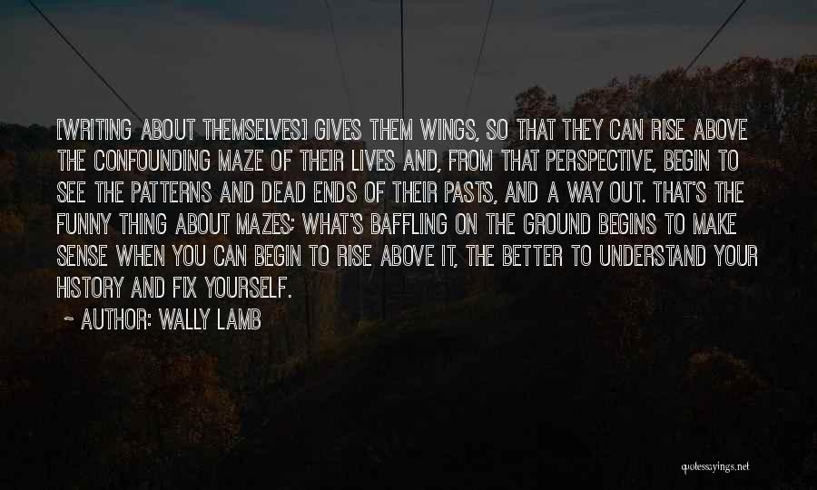 Funny Wings Quotes By Wally Lamb