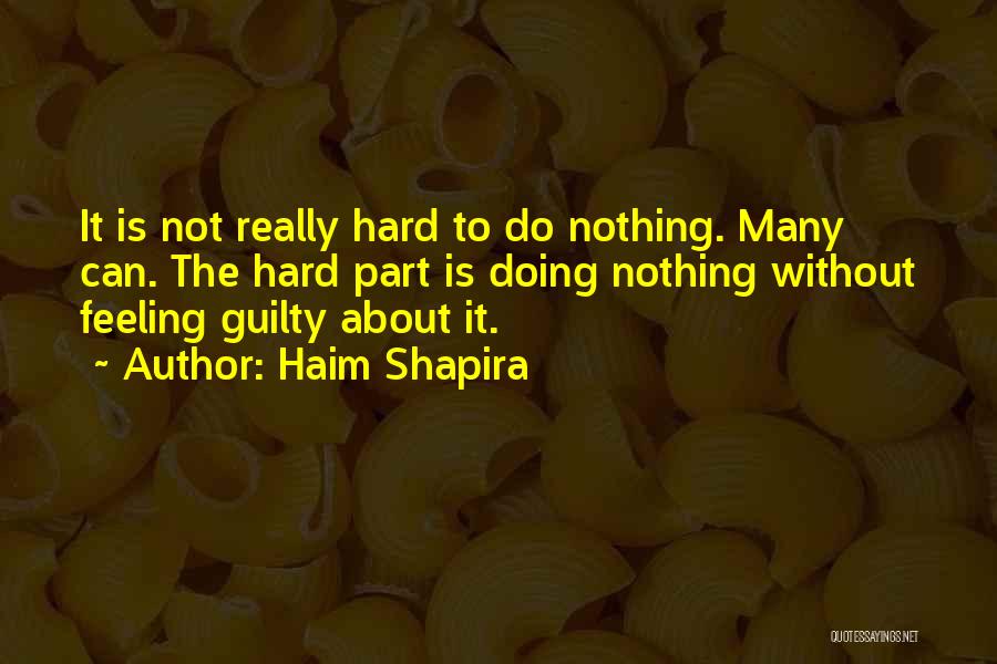 Funny Wisdom Quotes By Haim Shapira