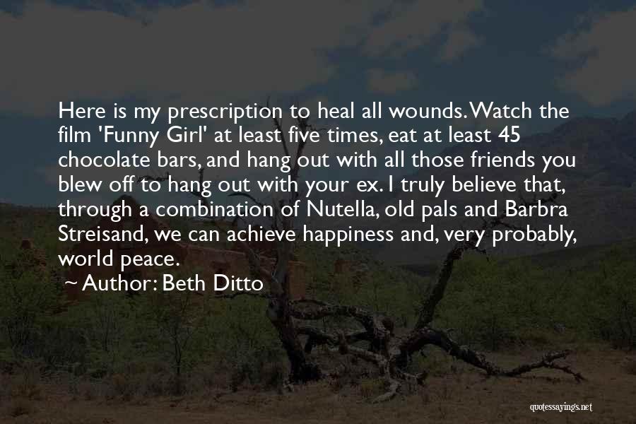 Funny World Peace Quotes By Beth Ditto