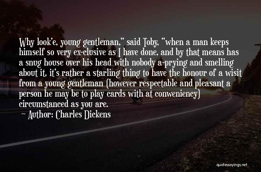 Funny Young Man Quotes By Charles Dickens