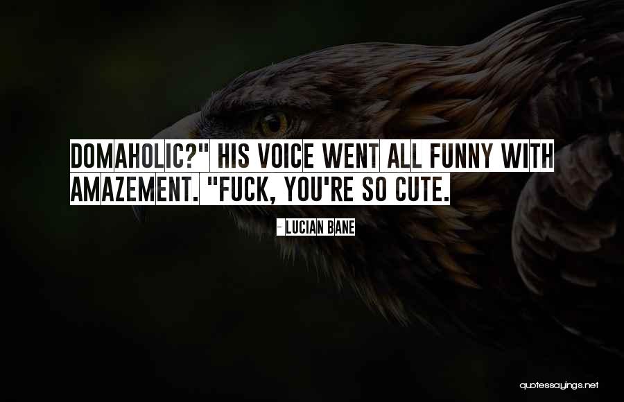 Funny You're Cute Quotes By Lucian Bane Funny You're Cute Quotes By Lucian Bane