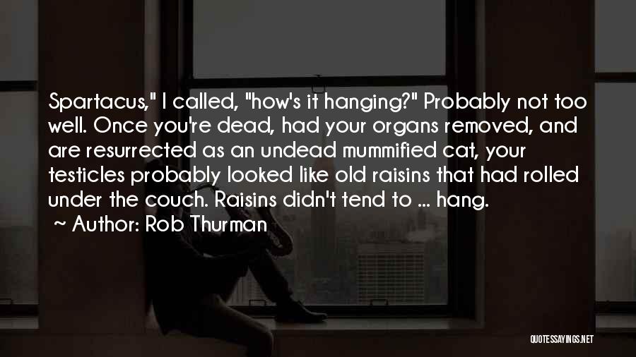 Funny You're Not Old Quotes By Rob Thurman