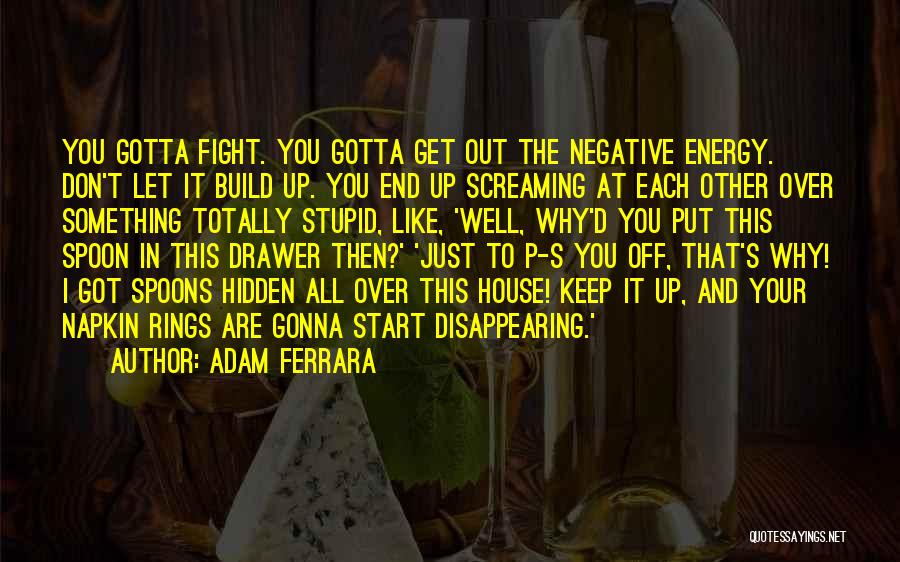 Funny You're Stupid Quotes By Adam Ferrara