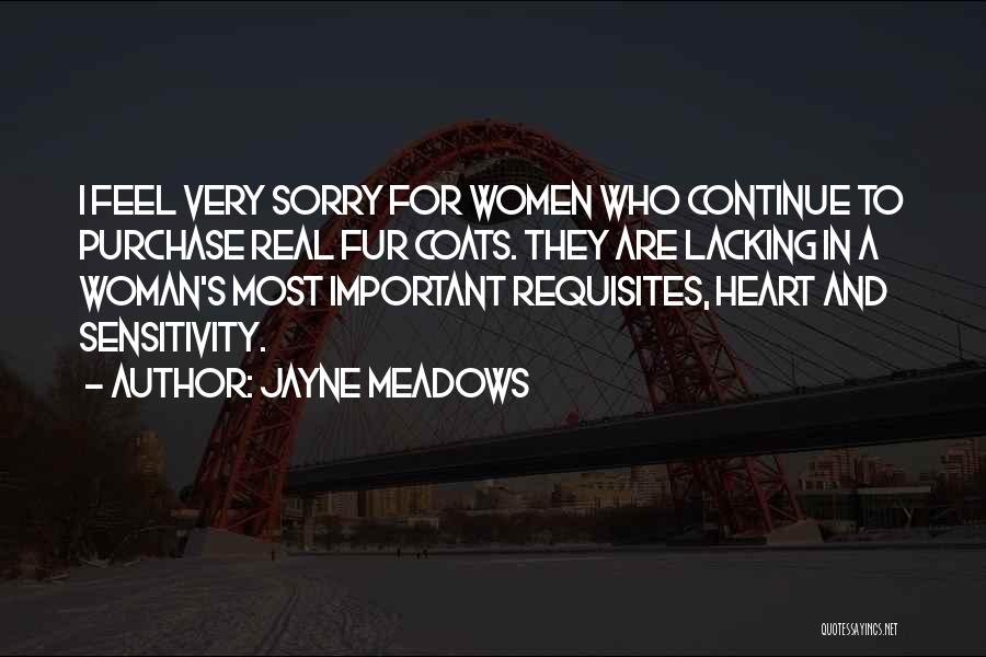 Fur Coats Quotes By Jayne Meadows