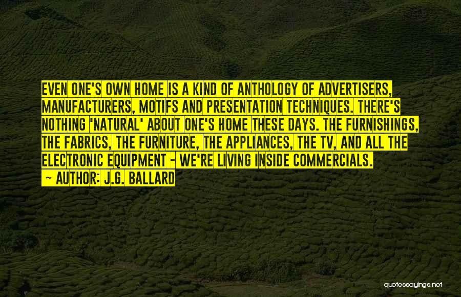 Furnishings Quotes By J.G. Ballard