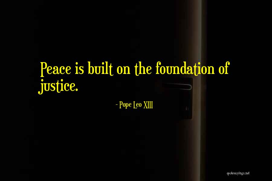 Furniture Donations Quotes By Pope Leo XIII