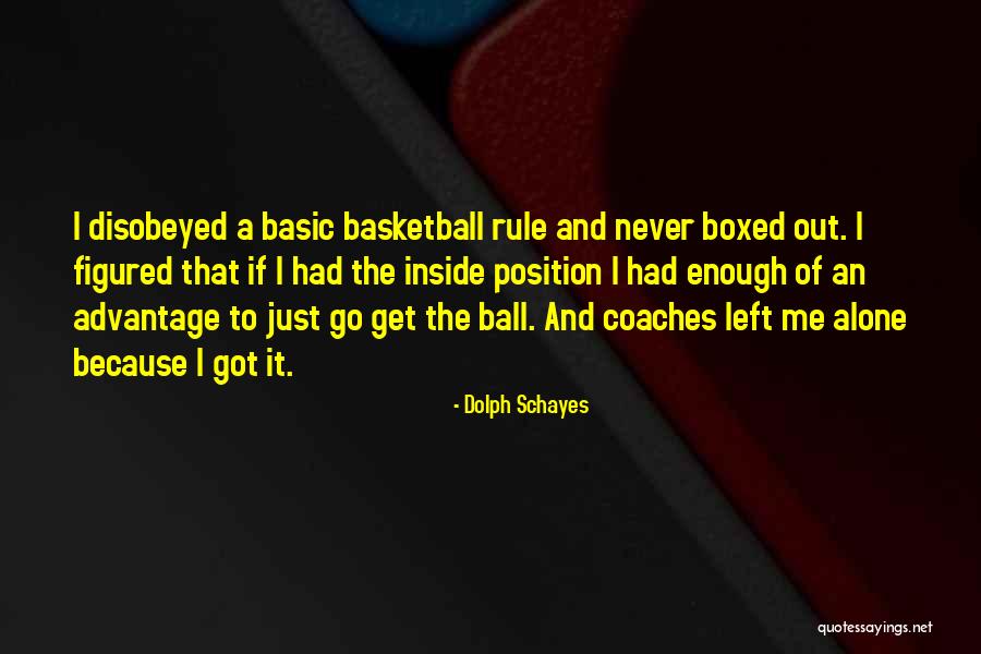 Fursten Visetos Quotes By Dolph Schayes Fursten Visetos Quotes By Dolph Schayes