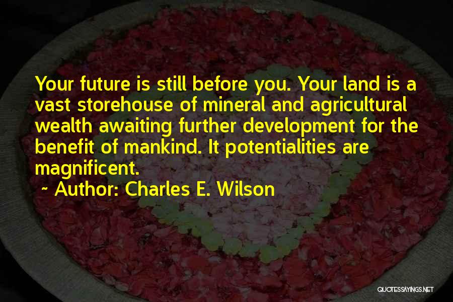 Further Development Quotes By Charles E. Wilson