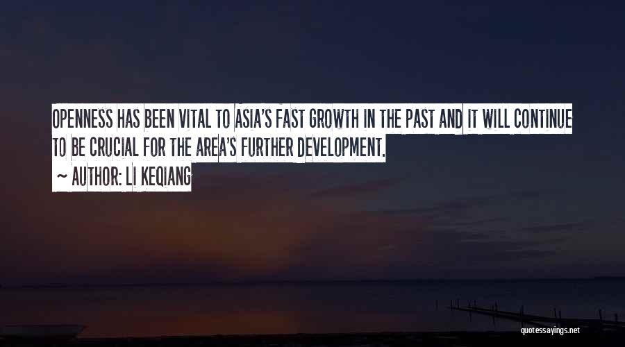 Further Development Quotes By Li Keqiang