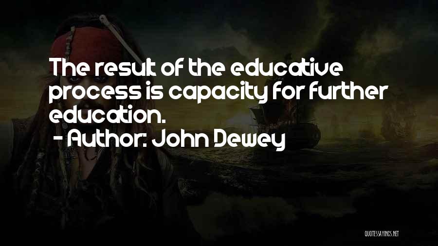 Further Education Quotes By John Dewey