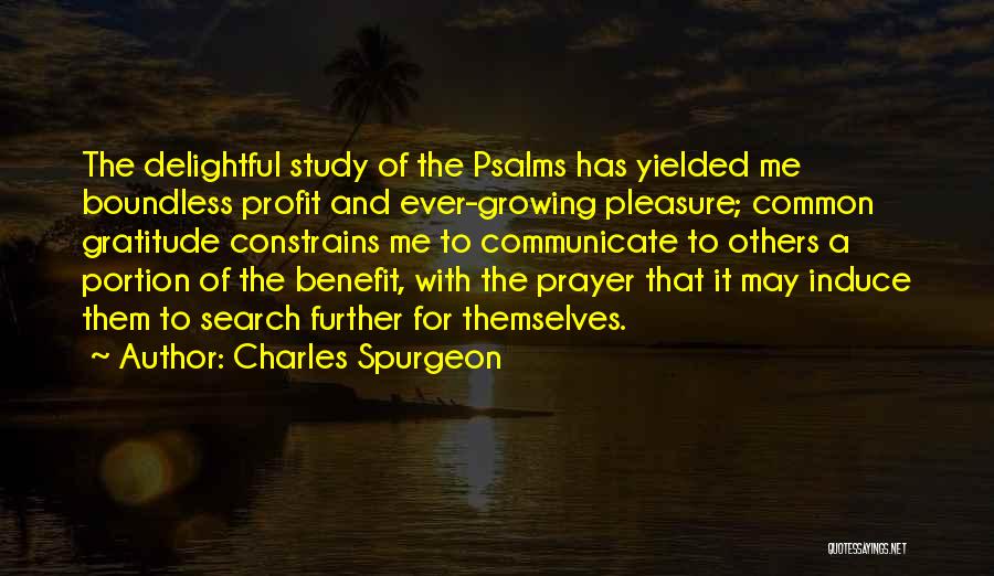 Further Study Quotes By Charles Spurgeon