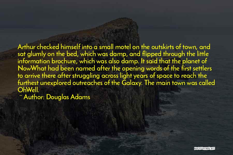 Furthest Quotes By Douglas Adams