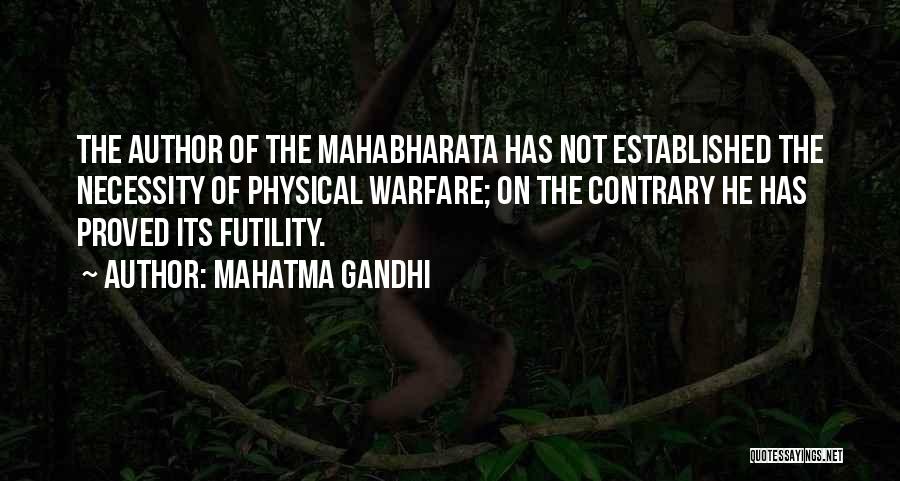 Futility Of War Quotes By Mahatma Gandhi
