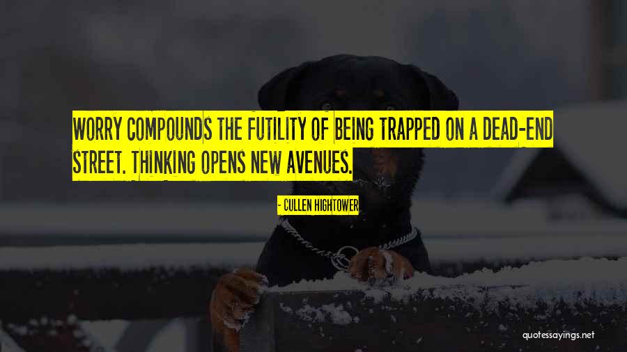 Futility Of Worry Quotes By Cullen Hightower Futility Of Worry Quotes By Cullen Hightower