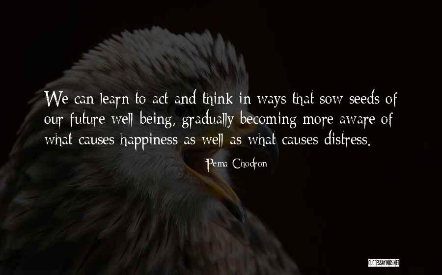 Future And Happiness Quotes By Pema Chodron Future And Happiness Quotes By Pema Chodron