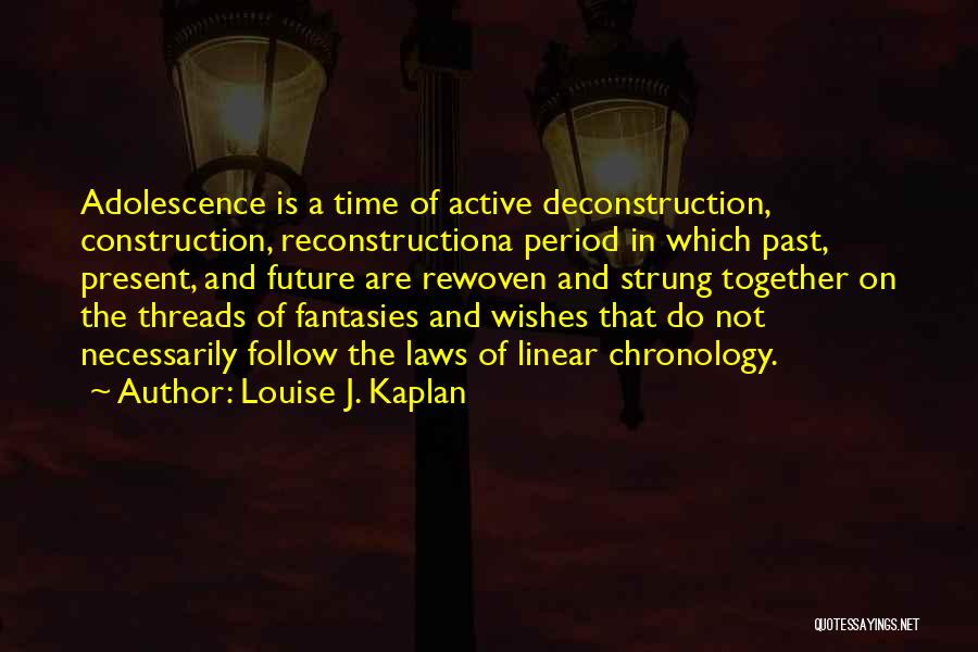 Future And Past Quotes By Louise J. Kaplan