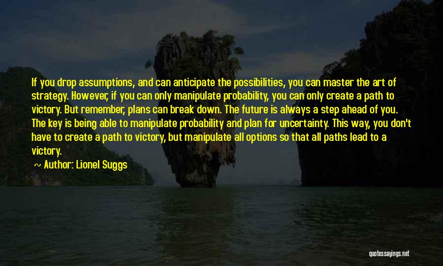 Future And Uncertainty Quotes By Lionel Suggs