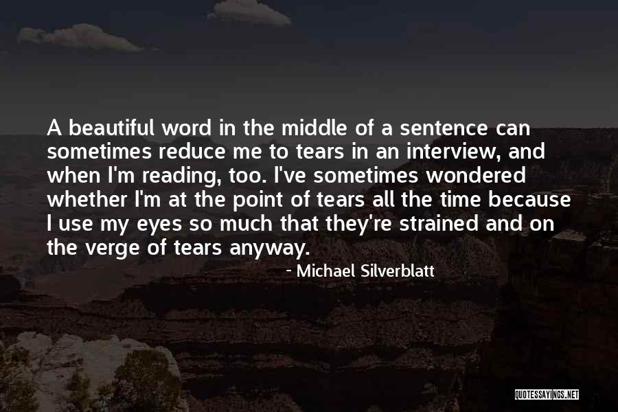 Future Aspiration Quotes By Michael Silverblatt Future Aspiration Quotes By Michael Silverblatt