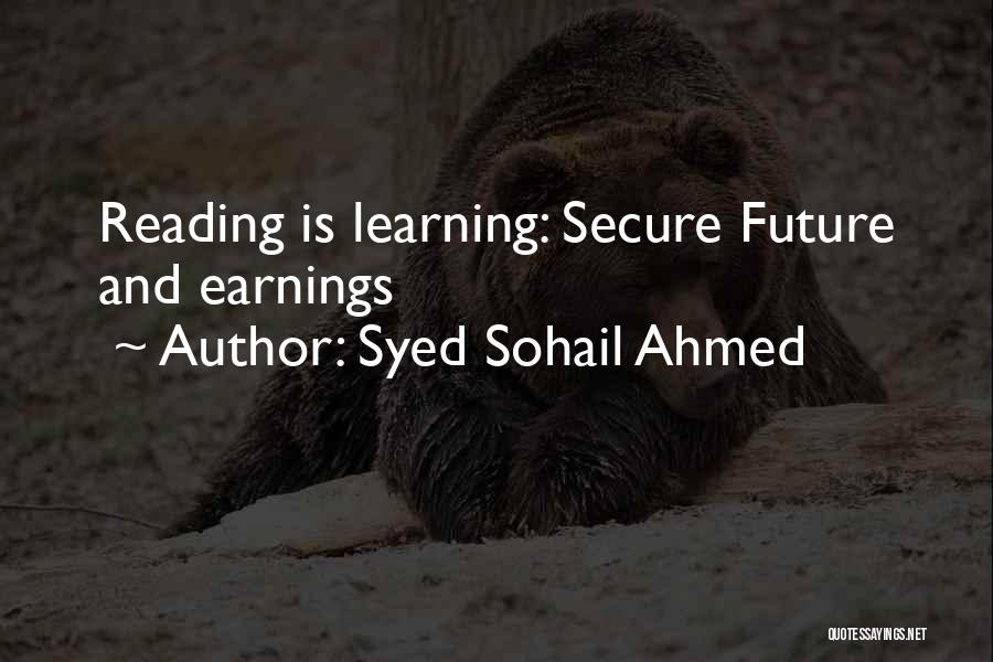 Future Career Quotes By Syed Sohail Ahmed