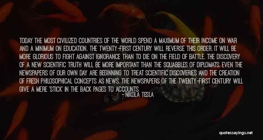 Future Father Quotes By Nikola Tesla