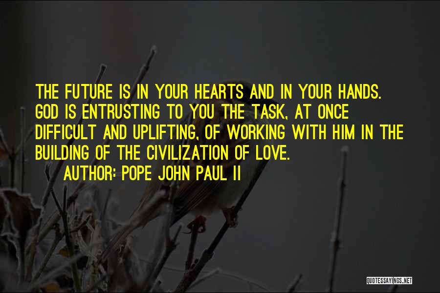 Future In God's Hands Quotes By Pope John Paul II