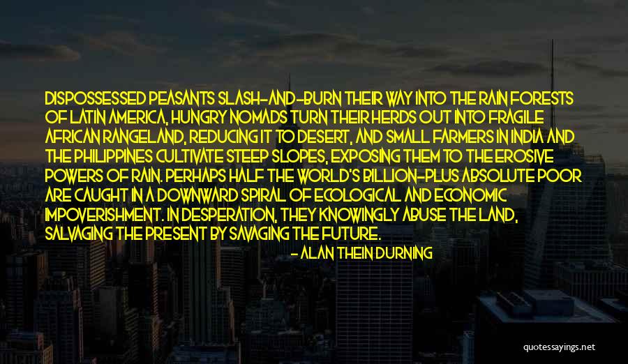 Future India Quotes By Alan Thein Durning