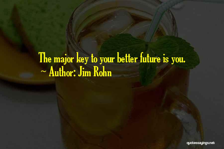 Future Is Better Quotes By Jim Rohn