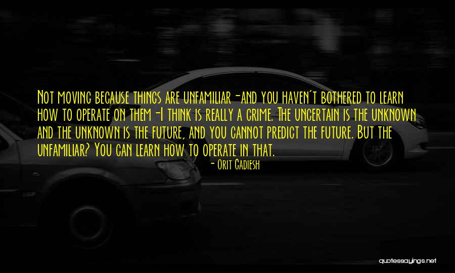 Future Is Uncertain Quotes By Orit Gadiesh Future Is Uncertain Quotes By Orit Gadiesh