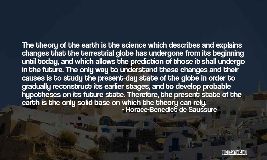 Future Of Earth Quotes By Horace-Benedict De Saussure Future Of Earth Quotes By Horace-Benedict De Saussure